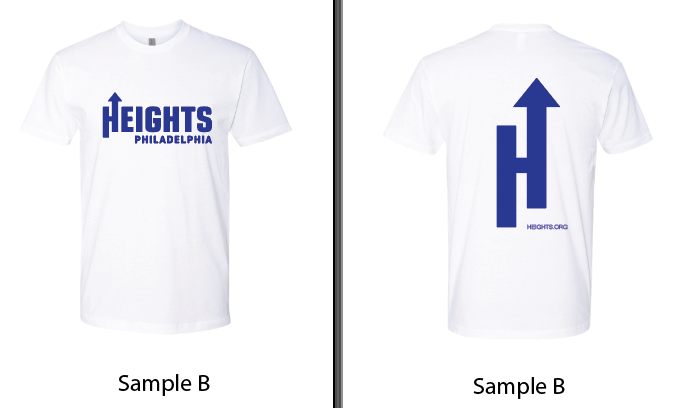 Heights - Blue and White