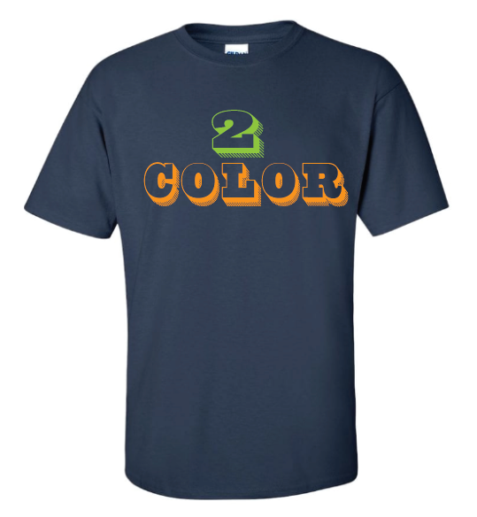 12 Custom T-Shirts (2 Color Design)